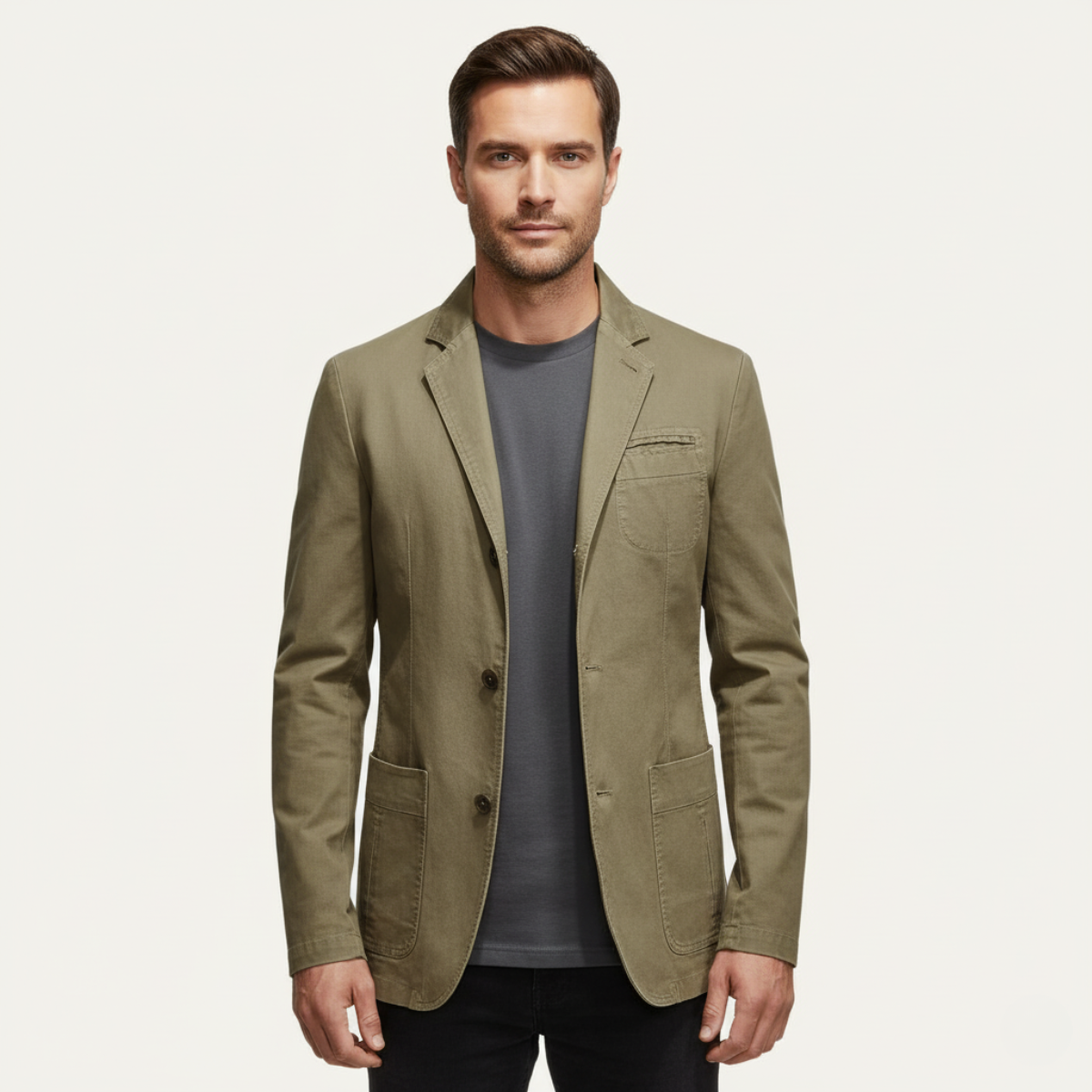 Slim Fit Men's Lightweight Jacket