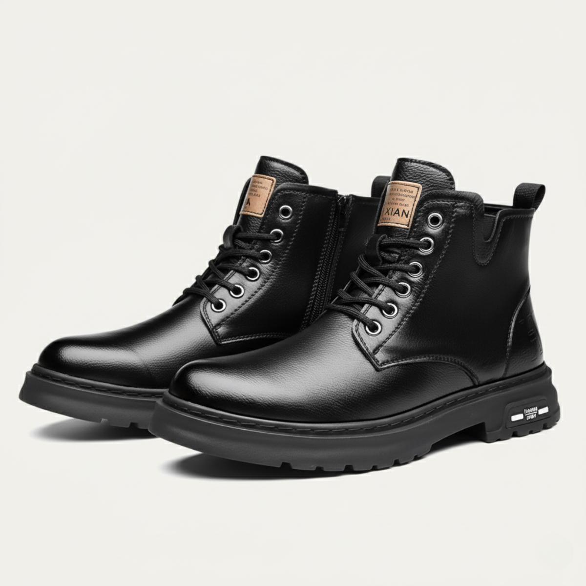 Tough Water Resistant Leather Ankle Boots for Men