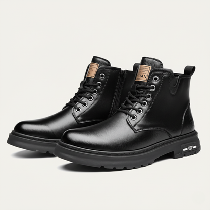 Tough Water Resistant Leather Ankle Boots for Men