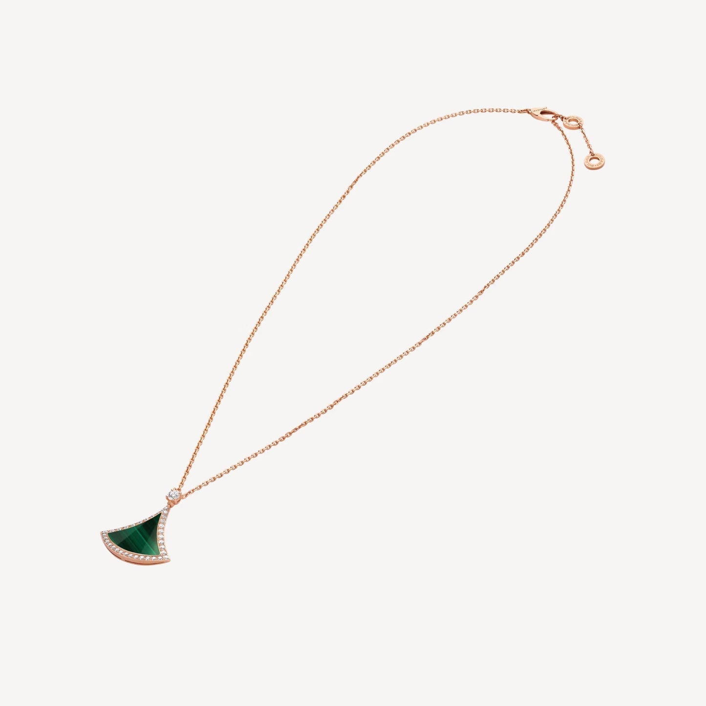 Elegant Green Agate Sterling Silver Necklace