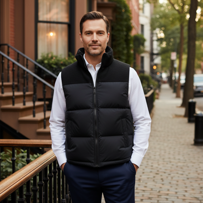 Warm Men's Quilted Puffer Vest