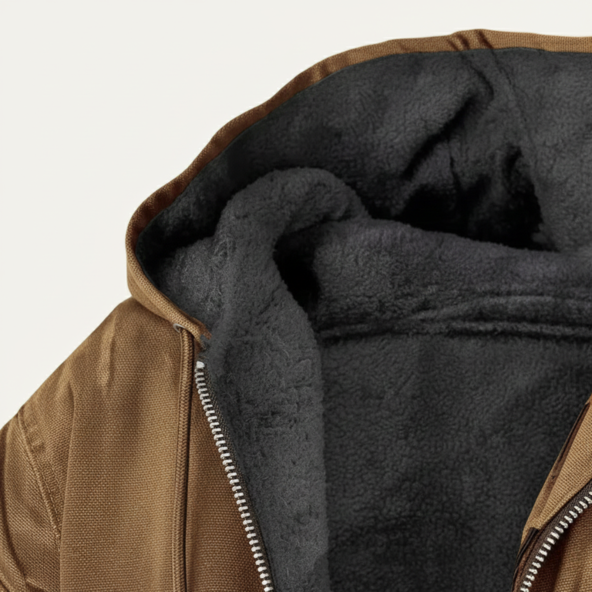 Men's Cozy Fleece Lined Vintage Hoodie Jacket