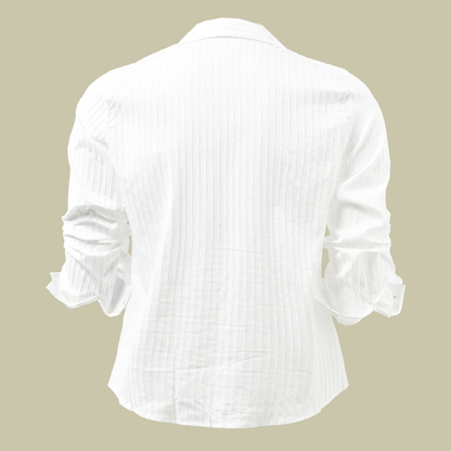 Linus | Men's Classic Fit Textured Linen Dress Shirt