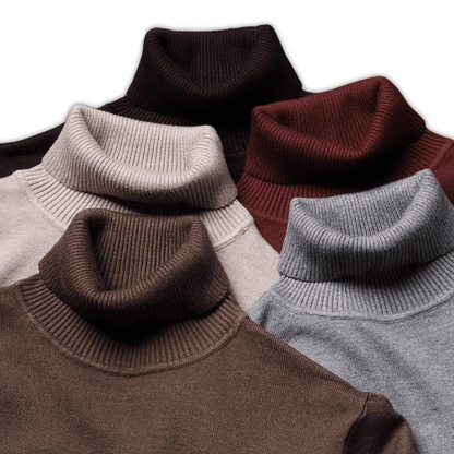 Traditional Men's Ribbed Crew Neck Sweater