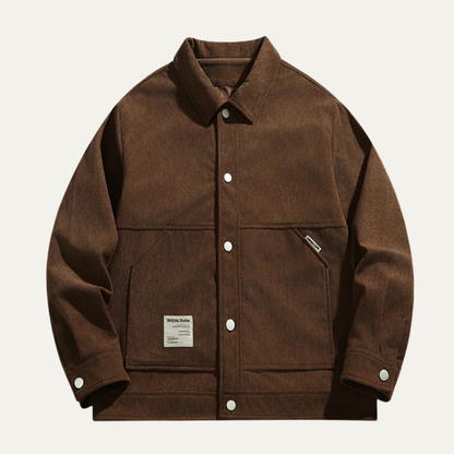 Casual Men's Corduroy Button Down Jacket