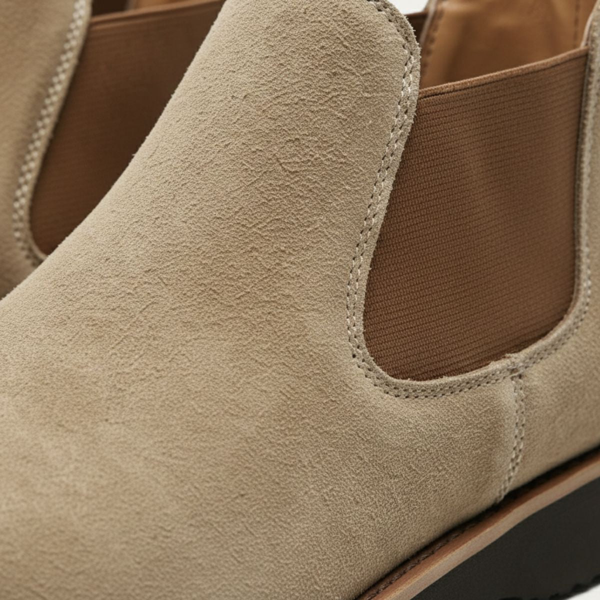 Luxury Men's Suede Chelsea Boot Shoes