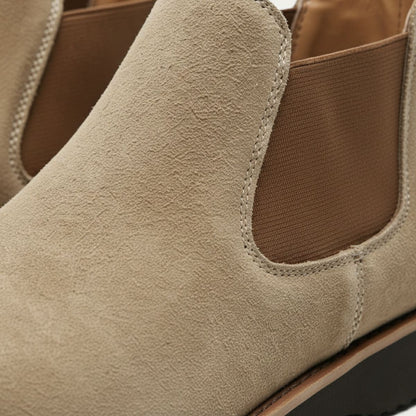 Luxury Men's Suede Chelsea Boot Shoes