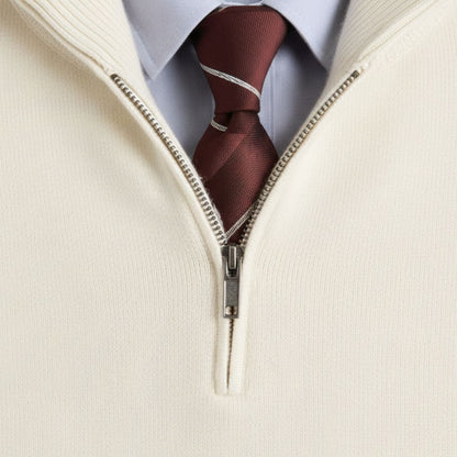 Stylish Quarter Zip Sweater for Men
