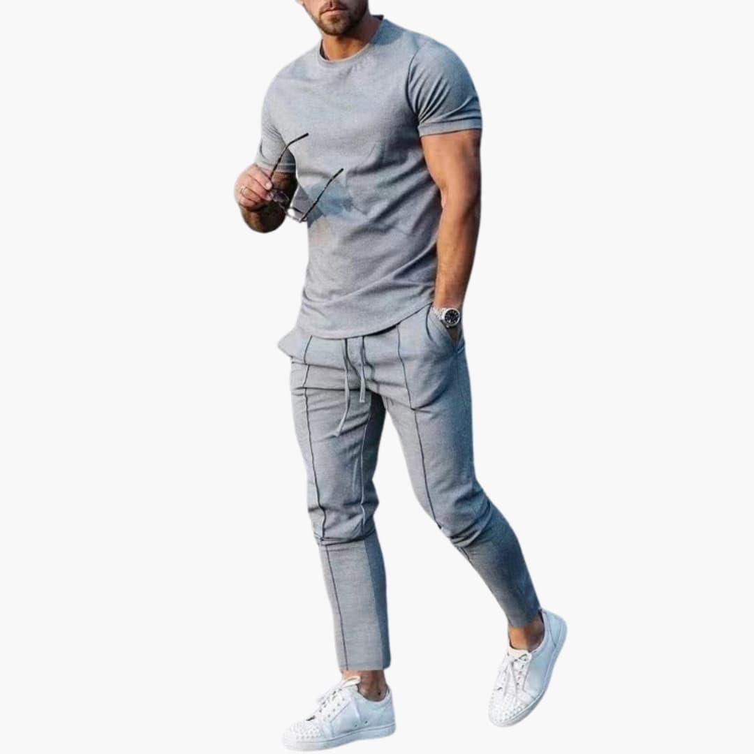 Relaxed Fit 2-Piece Suit for Men – Classic Everyday Wear