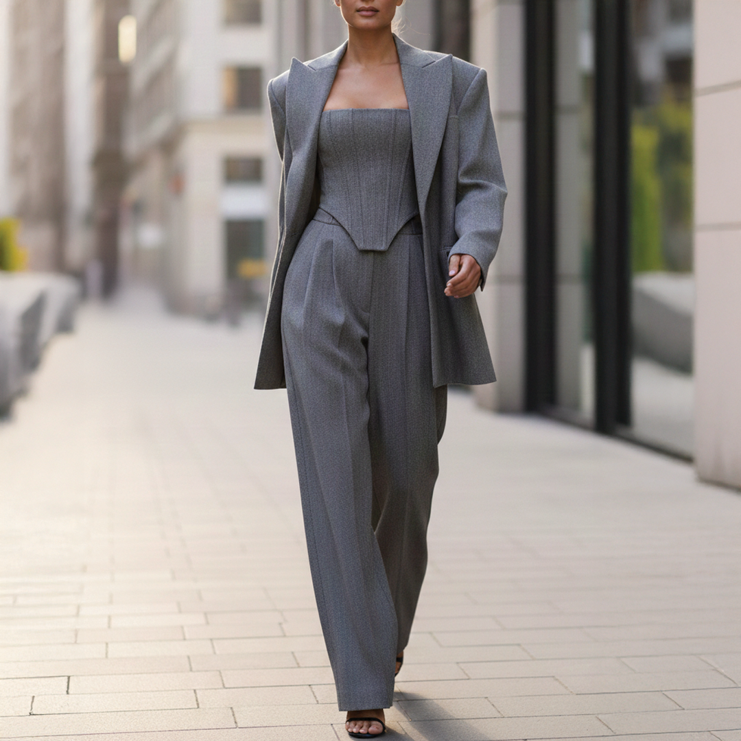 Classic Three-Piece Business Suit