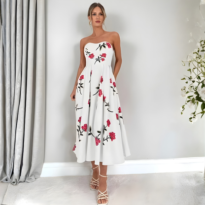 Ladies' Flowy Summer Floral Sundress