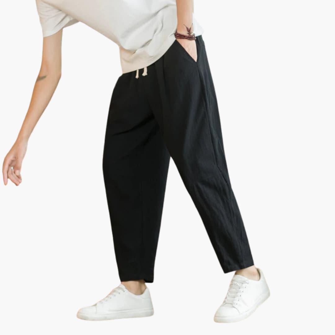 Relaxed Fit Mens Casual Pants