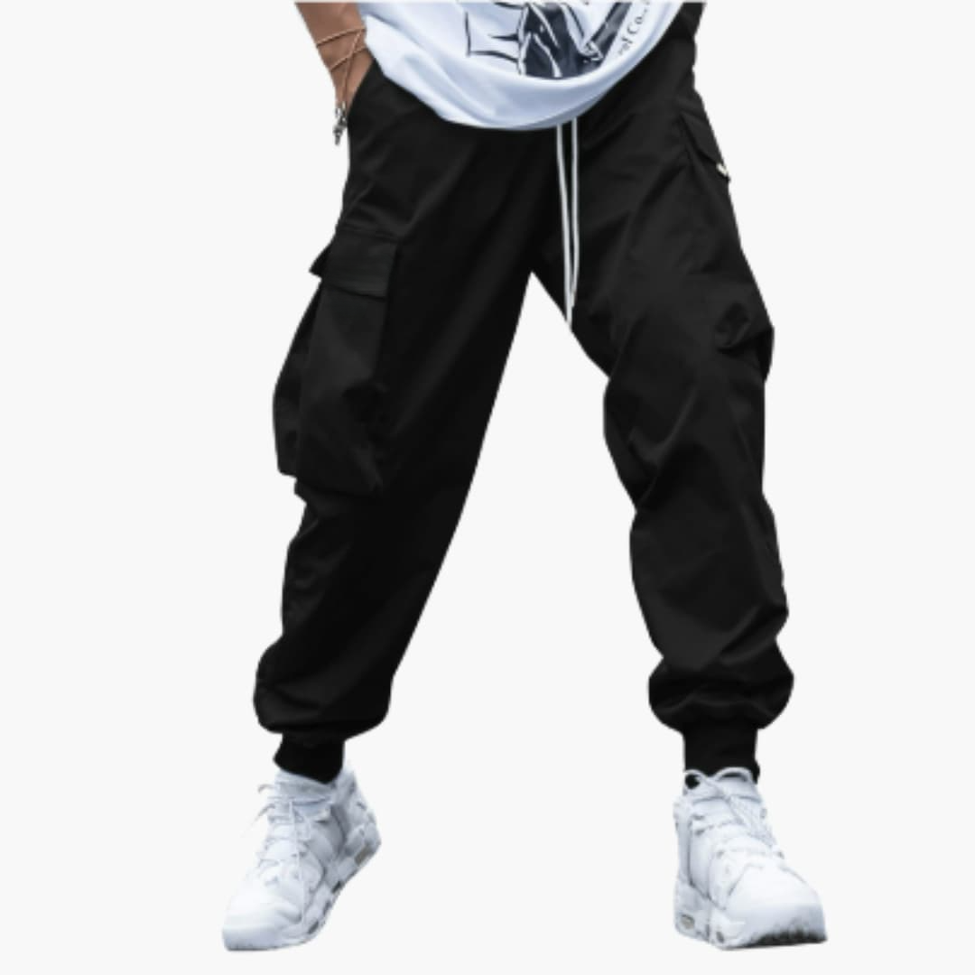 Men's Comfortable Jogger Pants with Elastic Waistband - Olytrend