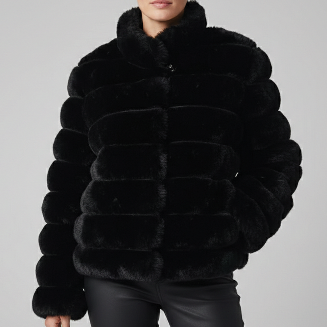 Luxurious Fake Fur Winter Coat