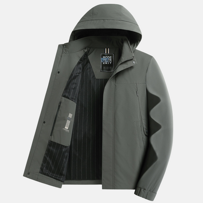 Casual Fit Hoodie Jacket with Pocket