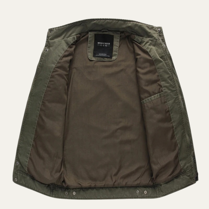 Rugged Men's Tactical Cargo Jacket