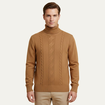Warm Wool Crew Neck Men's Sweater