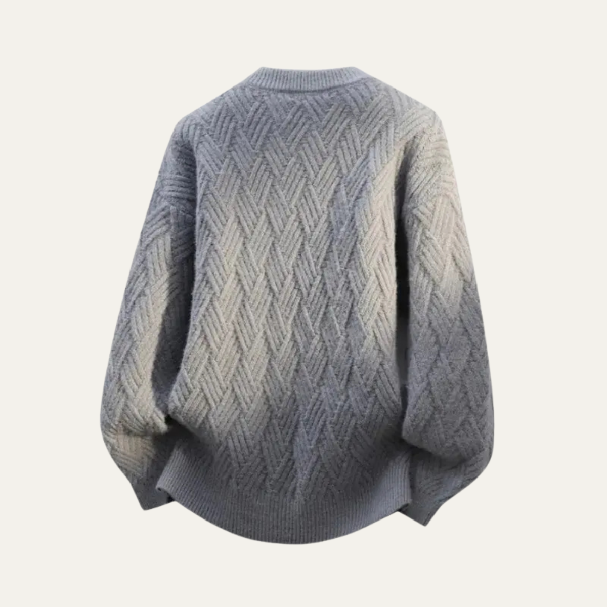 Cozy Men's Thermal Crew Neck Knit Sweater