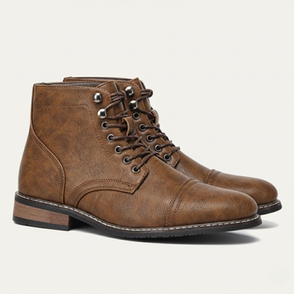 Tough Leather Men's Ankle Boots