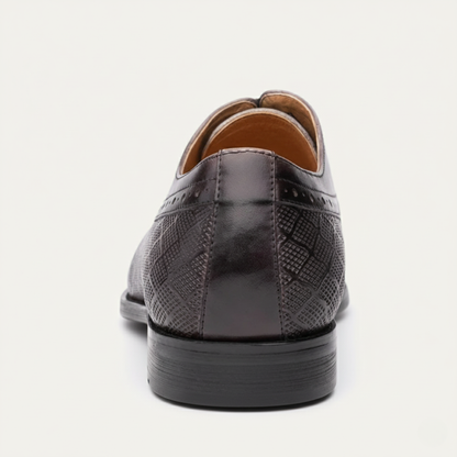 Classic Leather Oxfords For Men - Lace Up Dress Shoes