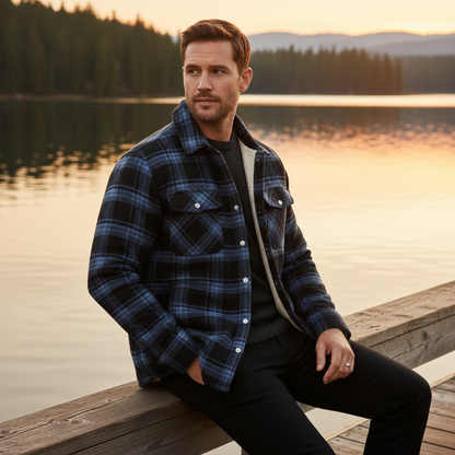 Warm Waterproof Mens Fleece Jacket Outdoors