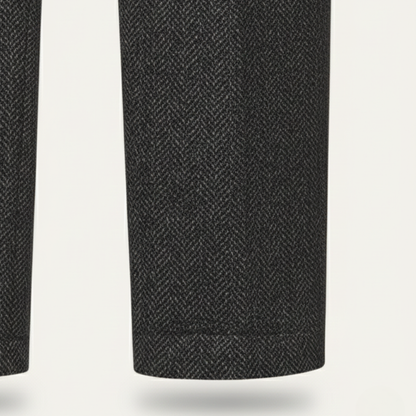 Classic Men's 3 Piece Tweed Suit - Slim Fit Jacket, Waistcoat & Trousers