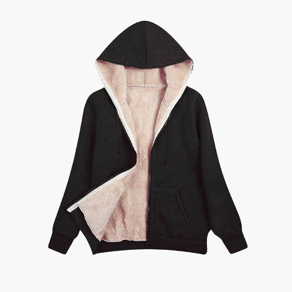 Ladies Waterproof Hooded Zip Up Jacket - Olytrend