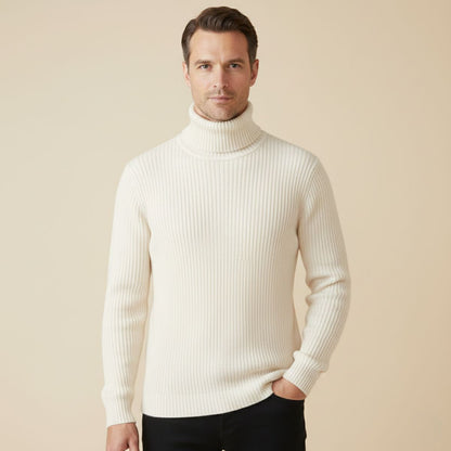Classic Men's Crew Neck Wool Knit Sweater