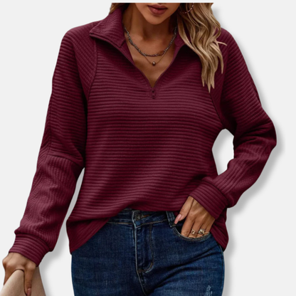 Comfy Oversized Crew Neck Sweater