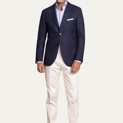Classic 2 Piece Navy Suit - Slim Fit Blazer and Trousers
