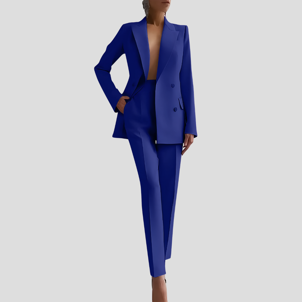 Professional Women's Office Pants Suit Set