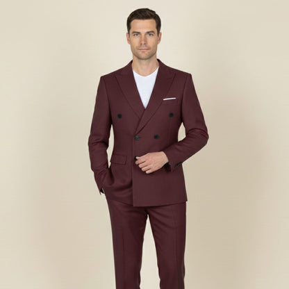 Slim Fit Men's Navy Blue Blazer Suit Jacket