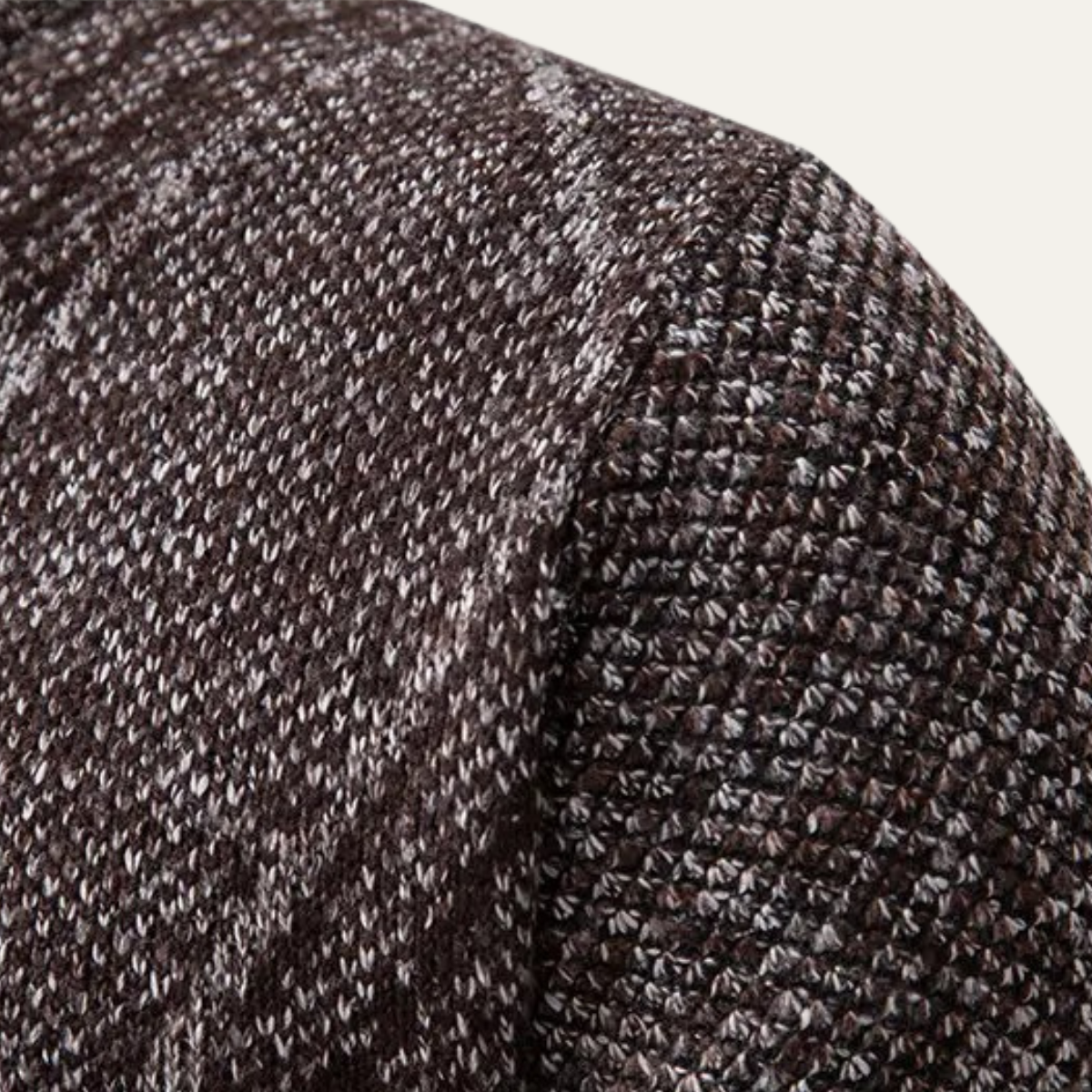 Cozy Men's Diamond Pattern Fleece Cardigan Jacket