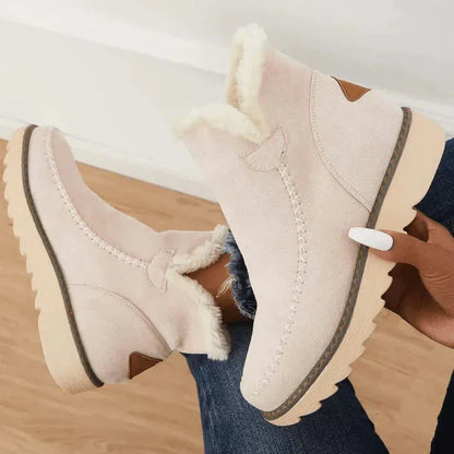 Cozy Faux Fur Insulated Ankle Booties