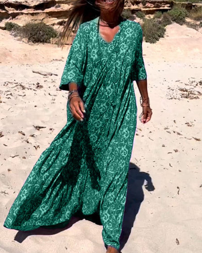 Lightweight Flowy Summer Women's Dress