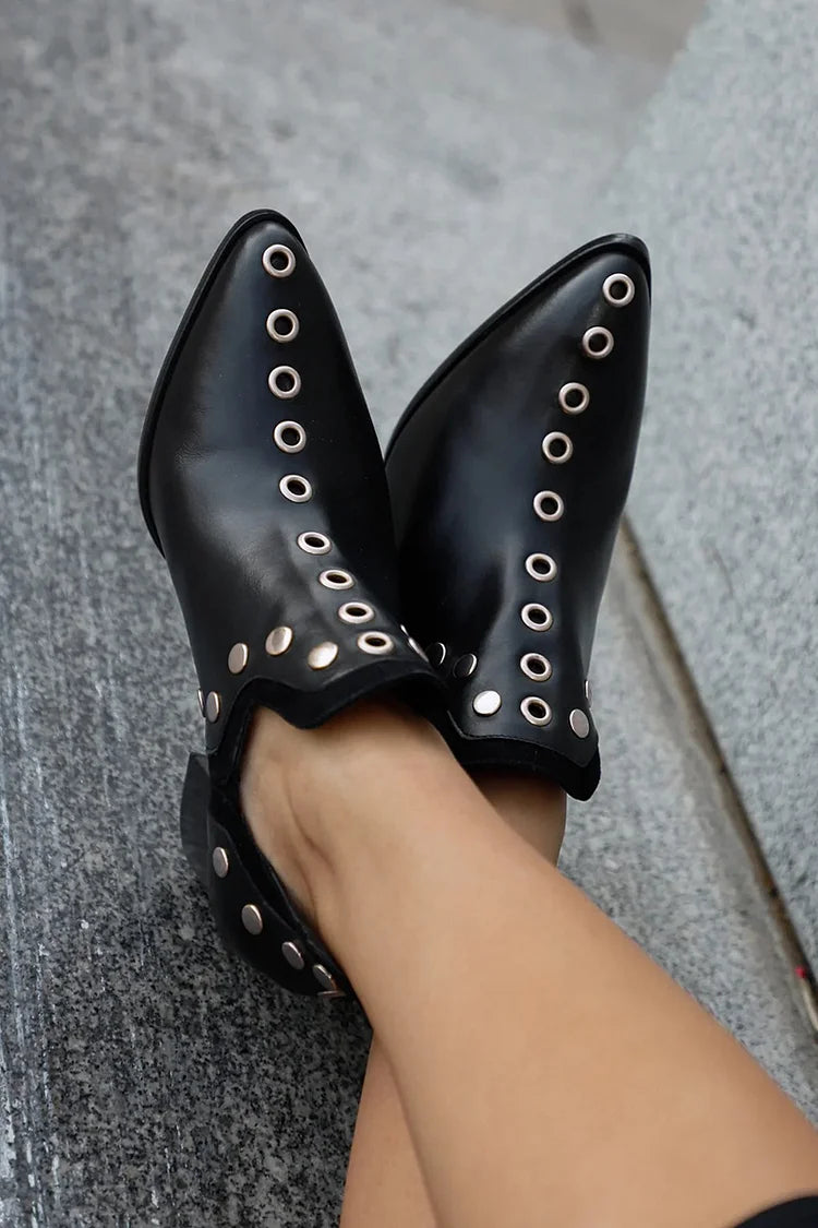 Glamorous Buckle High-Heel Ankle Boots