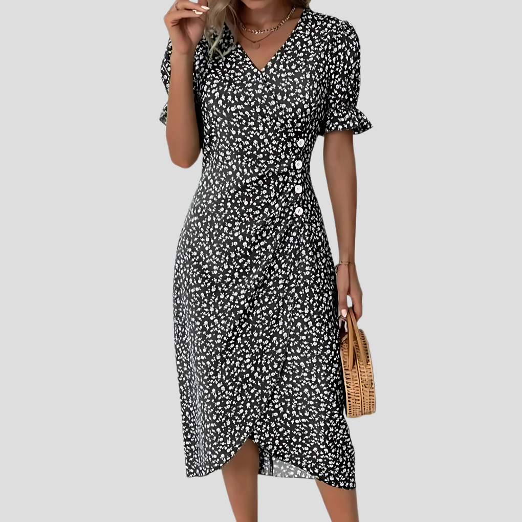 Ladies' Beautiful Blossom Knee Length Dress