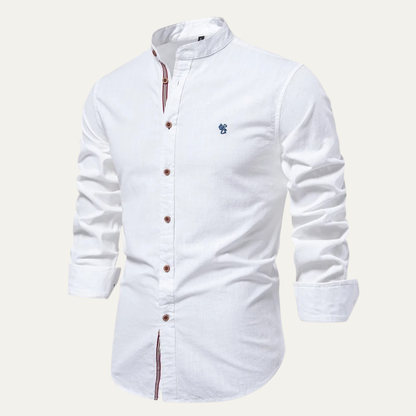 Classic Mens Slim Fit Casual Dress Shirt