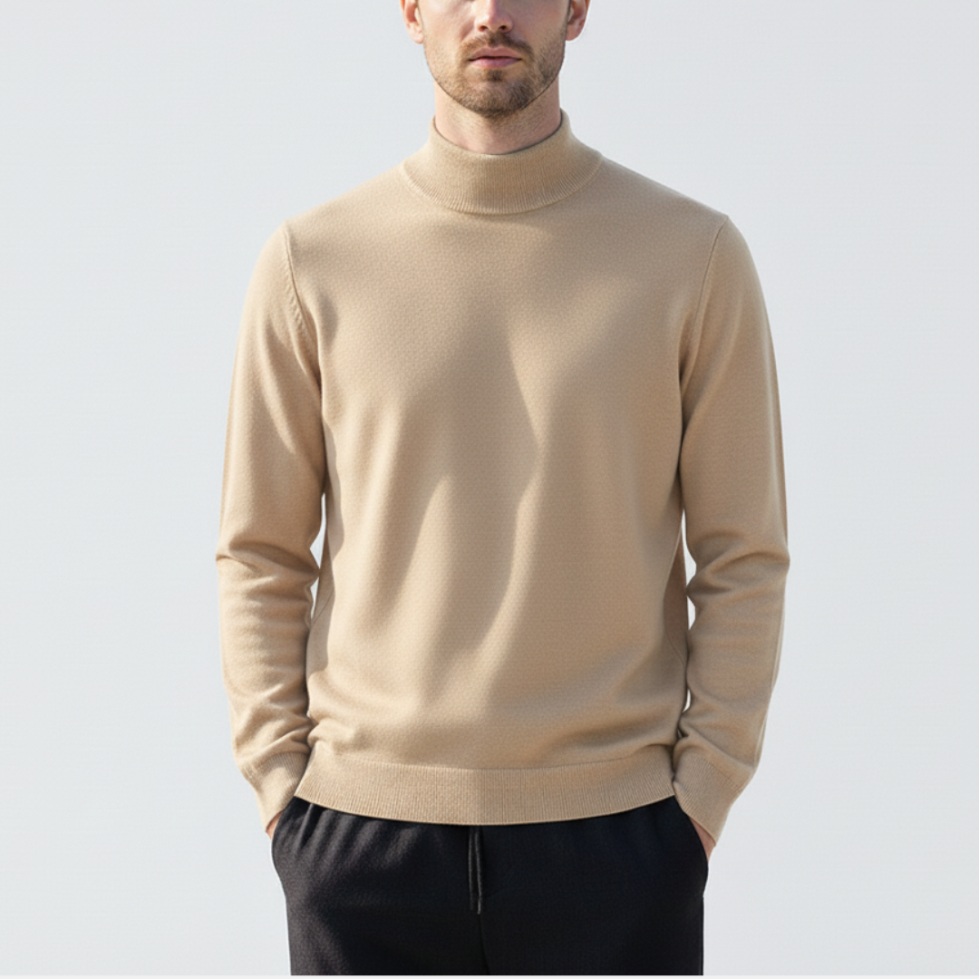 Men's Slim Fit Crew Neck Lightweight Knit Sweater