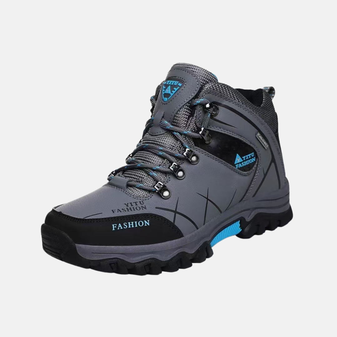Waterproof High Top Boots with Grip and Cushioning