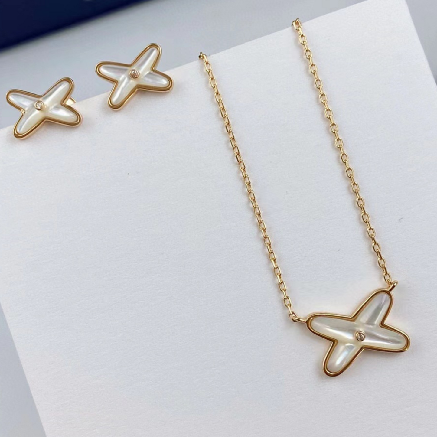 Elegant Silver and Gold Cross Necklace