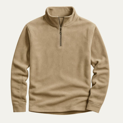Warm Mens Fleece Quarter Zip Sweater - Nocini