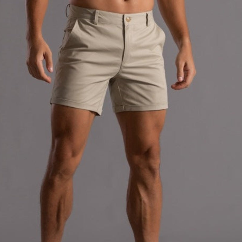 Stylish Men's Slim Fit Chino Shorts - Pexav