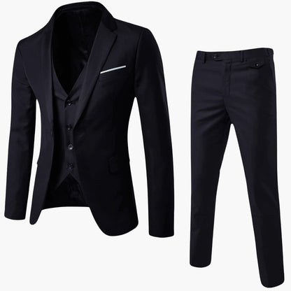 Classic Business 3 Piece Suit Set