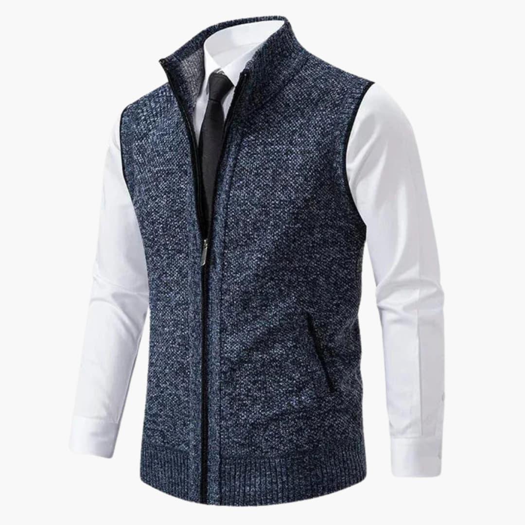 Men's Zipper Front Tank Vest
