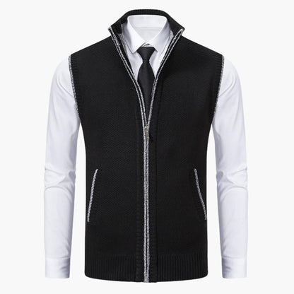 Men's Zipper Front Tank Vest