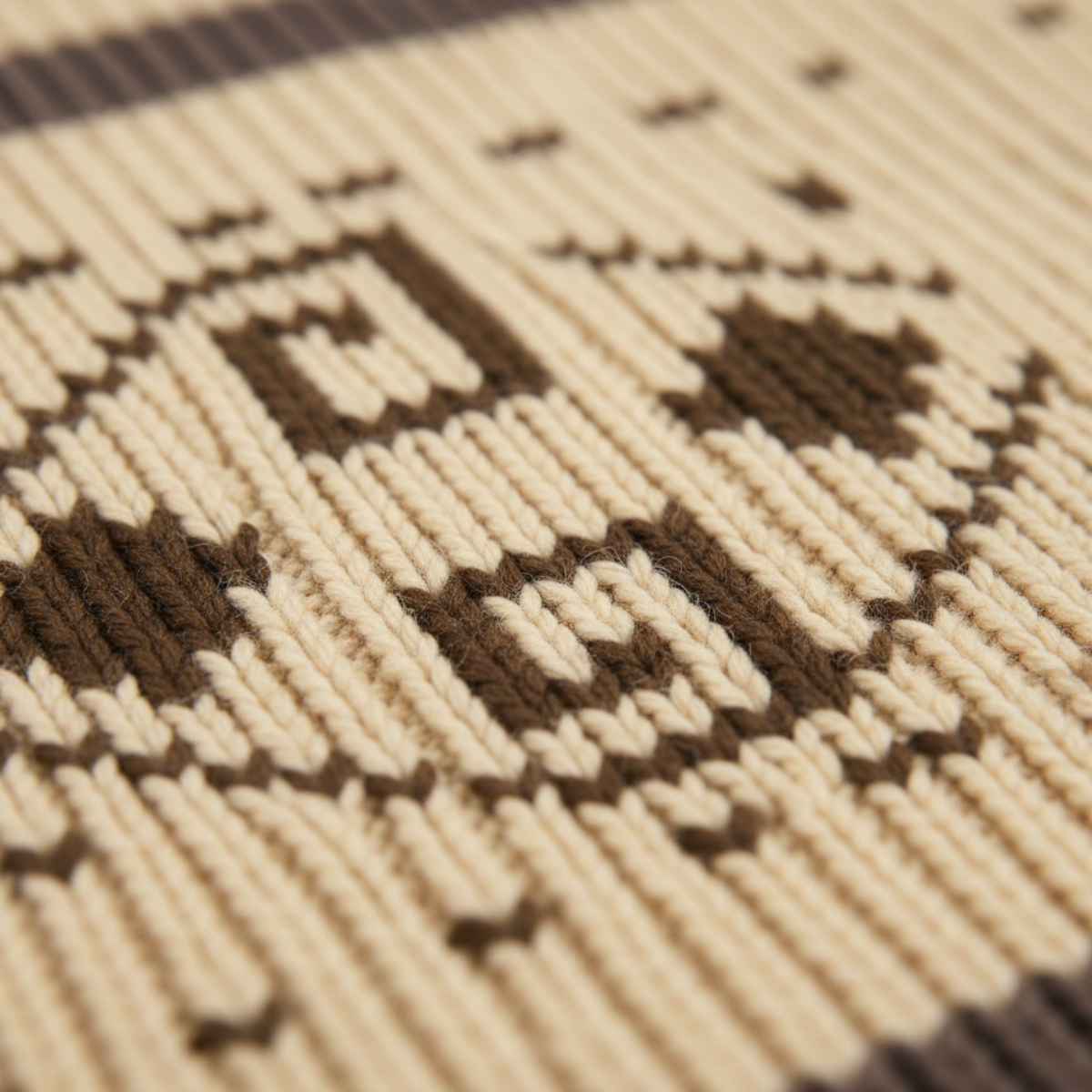Warm Mens Aztec Pattern Cardigan Sweater