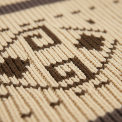 Warm Mens Aztec Pattern Cardigan Sweater