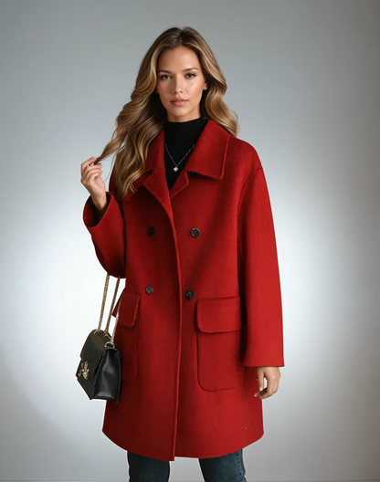 Classic Fit Double Breasted Women's Coat