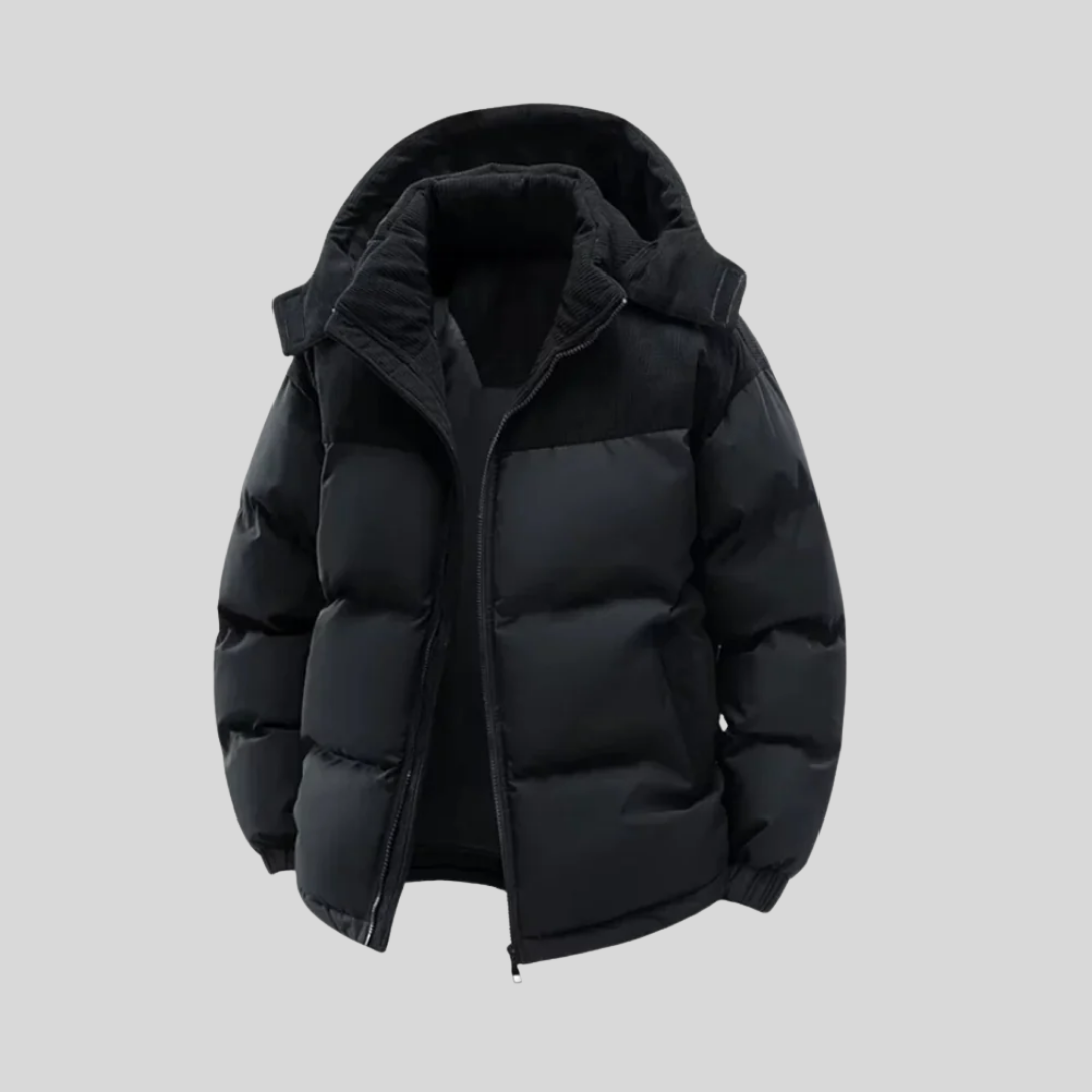 Warm Waterproof Mens Parka Coat with Hood